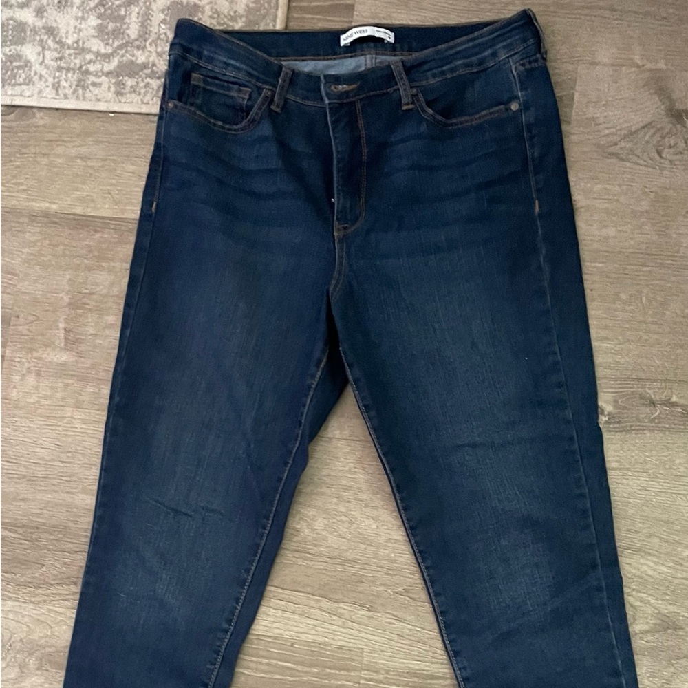 2 pair women’s 9 west super skinny jeans 12 long